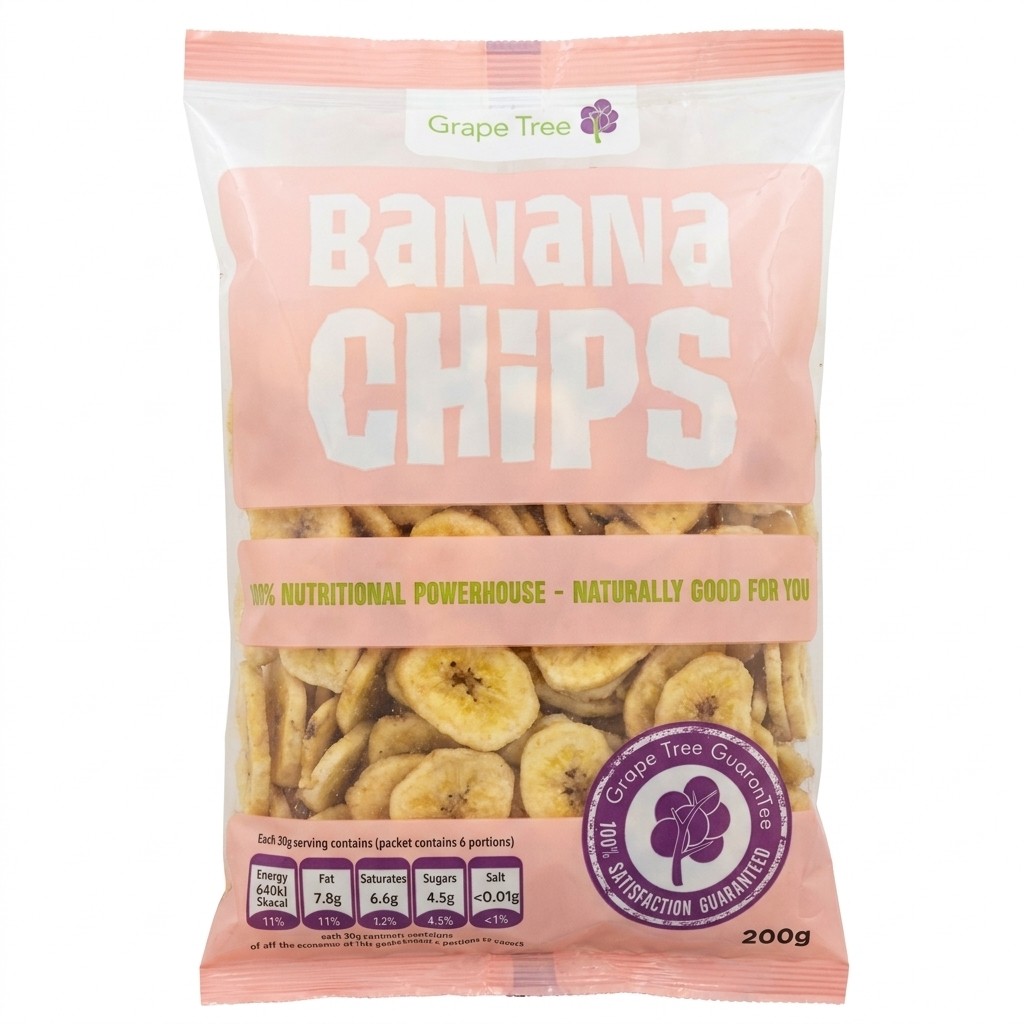 Grape Tree Banana Chips 200g