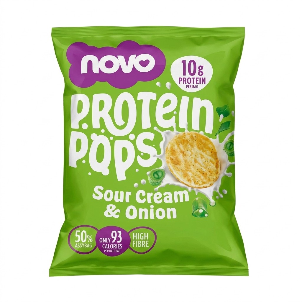 Novo Protein Pops Sour Cream & Onion 45g