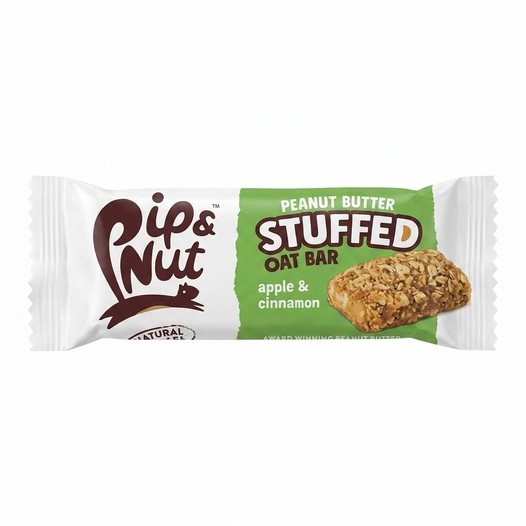 Pip & Nut Peanut Butter Stuffed Oat Bar Apple & Cinnamon 48g