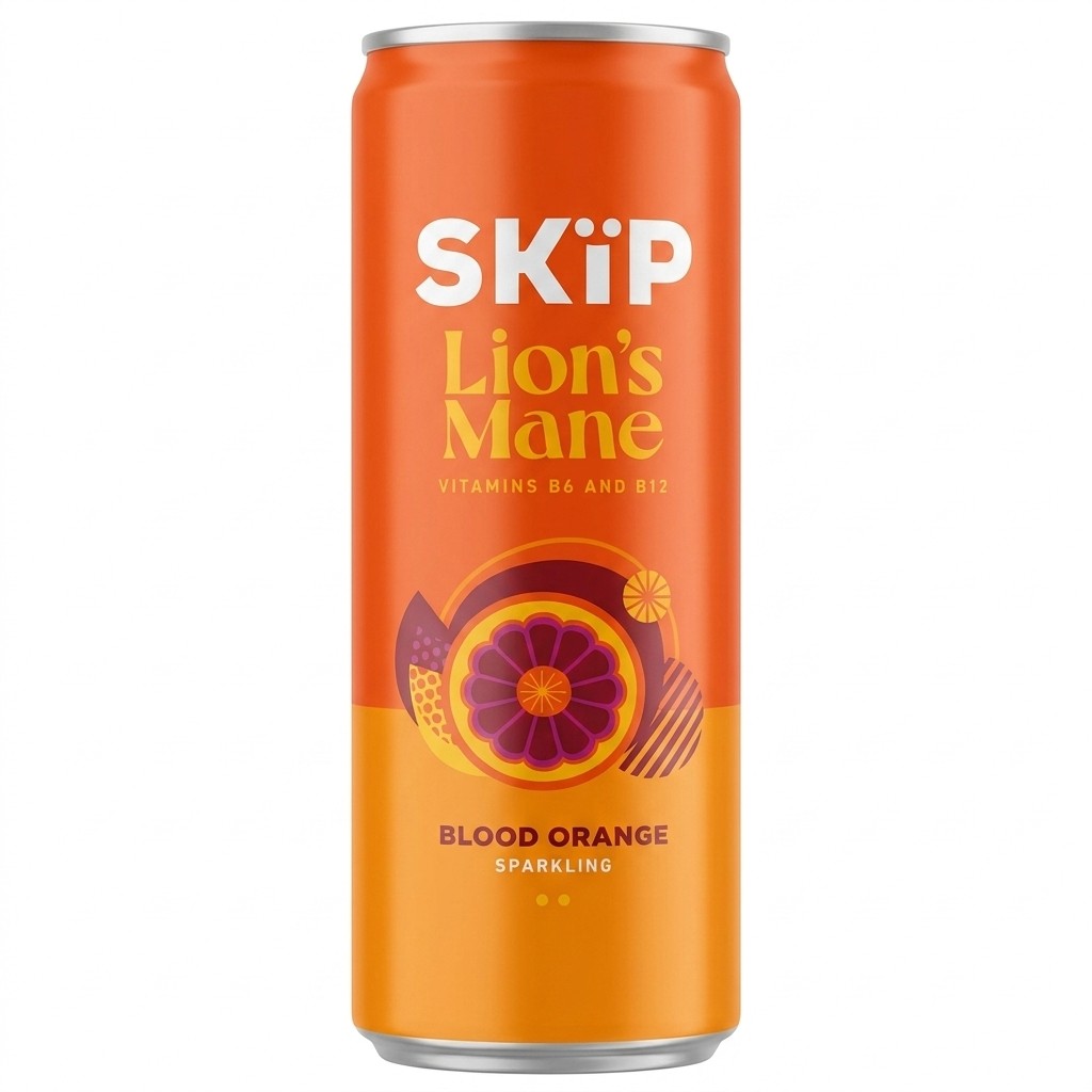 SKIP Lion's Mane Blood Orange Sparkling 250ml