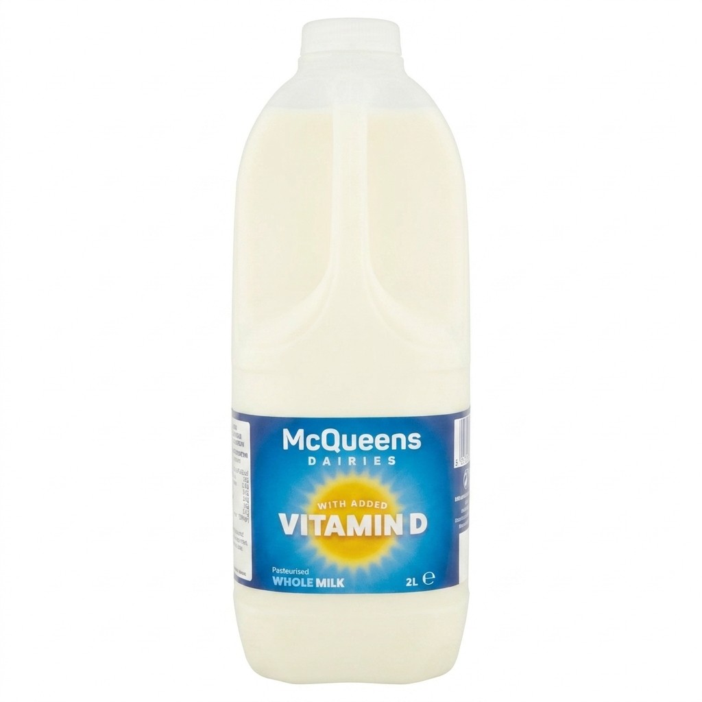 McQueens Dairies Whole Milk 2L