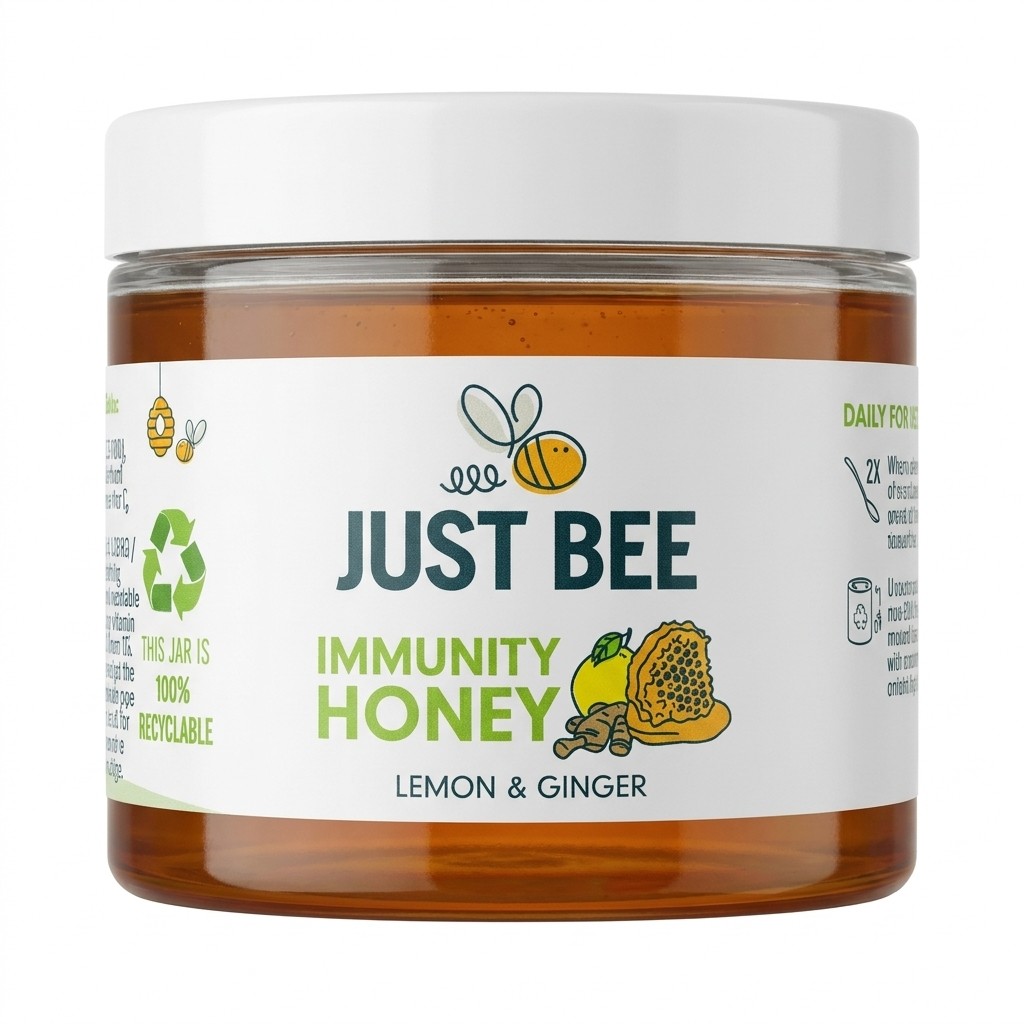 Just Bee Immunity Honey Lemon & Ginger 260g