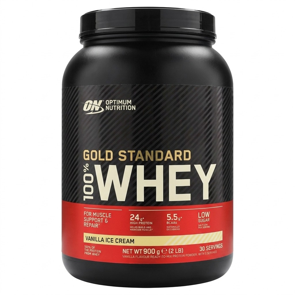 Optimum Nutrition Gold Standard 100% Whey Vanilla Ice Cream 900g