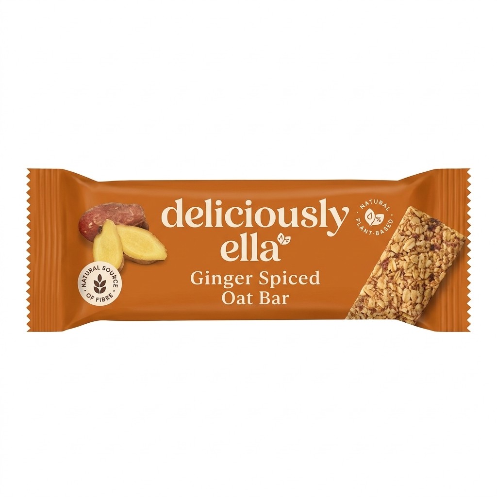 Deliciously Ella Ginger Spiced Oat Bar 30g