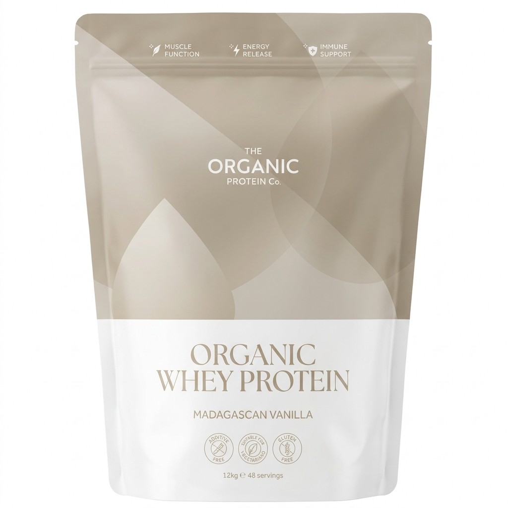 The Organic Protein Co. Organic Whey Protein Madagascan Vanilla 1.2kg