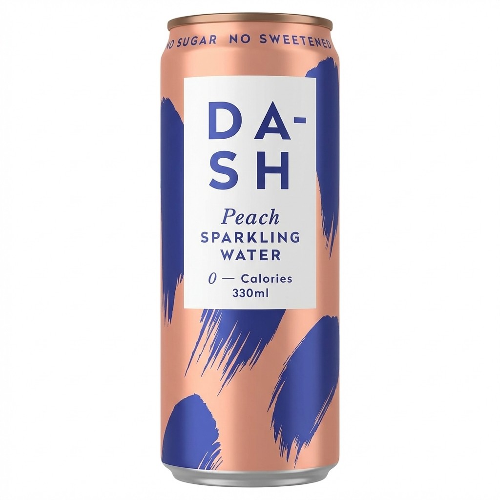 Dash Peach Sparkling Water 330ml