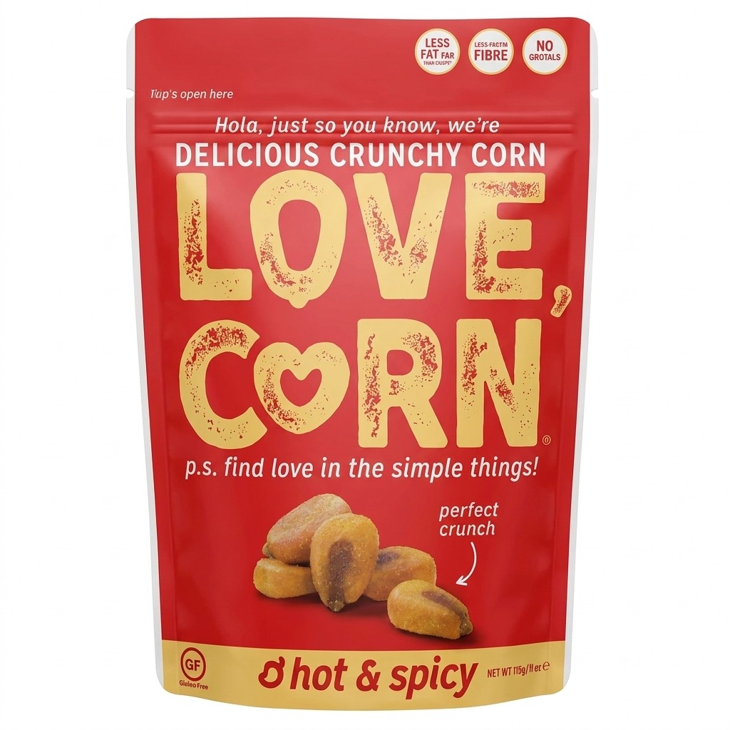 Love Corn Hot & Spicy 115g