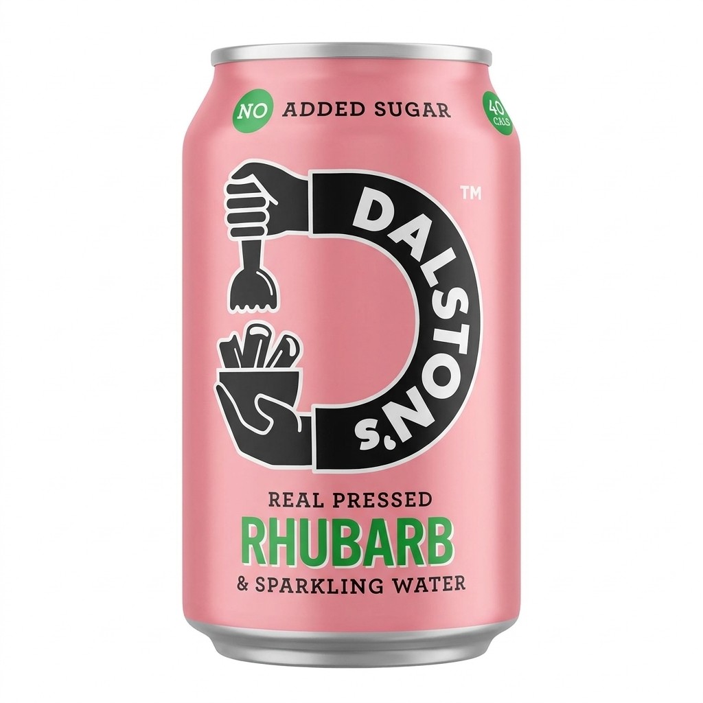 Dalston's Real Sparkling Rhubarb 330ml