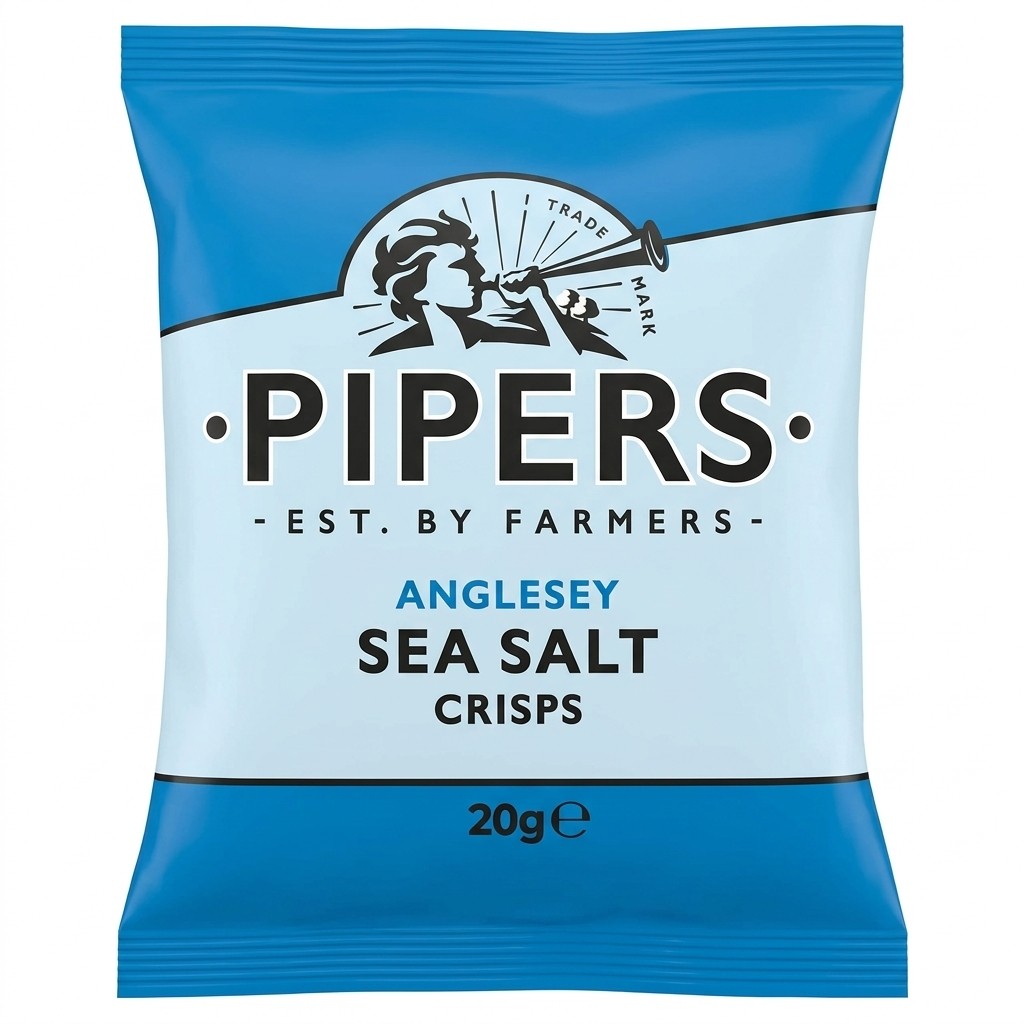 Pipers Anglesey Sea Salt Crisps 20g