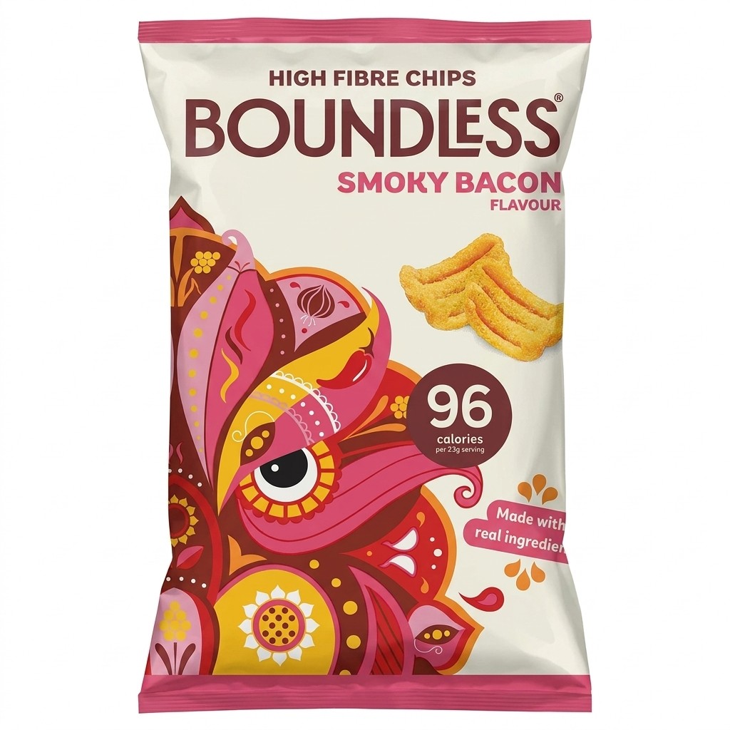 Boundless Smoky Bacon Flavour Chips