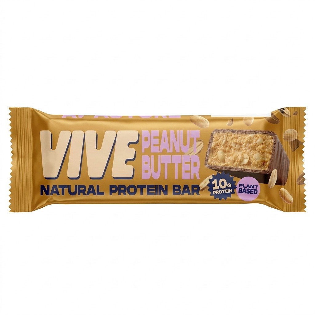 Vive Peanut Butter Natural Protein Bar 49g