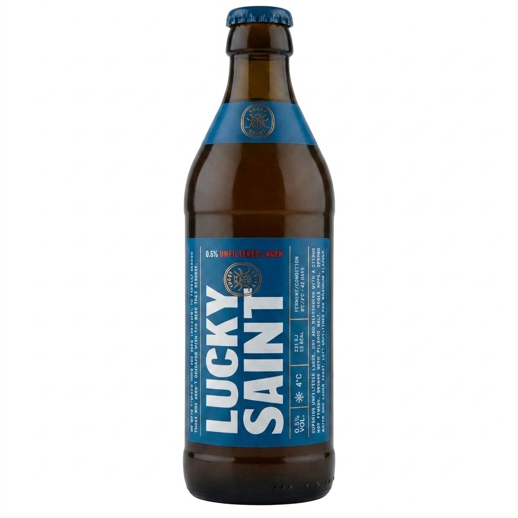 Lucky Saint Unfiltered Lager 330ml