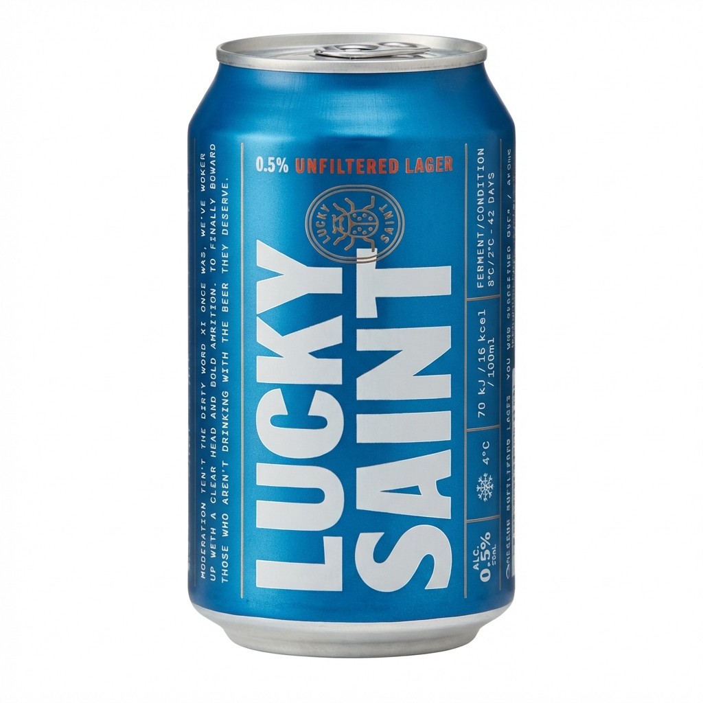 Lucky Saint Unfiltered Lager 330ml