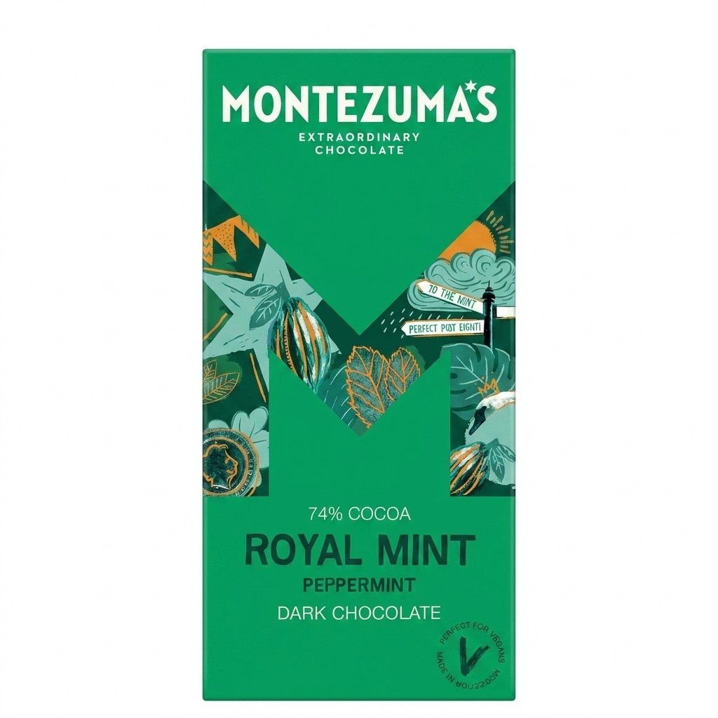 Montezuma's Royal Mint Dark Chocolate 100g