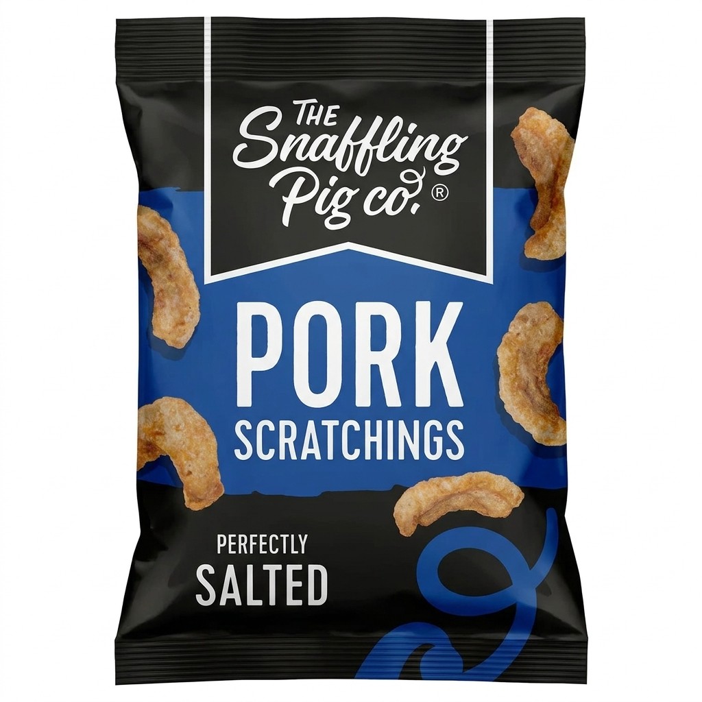 The Snaffling Pig Co. Salted Pork Scratchings 38g