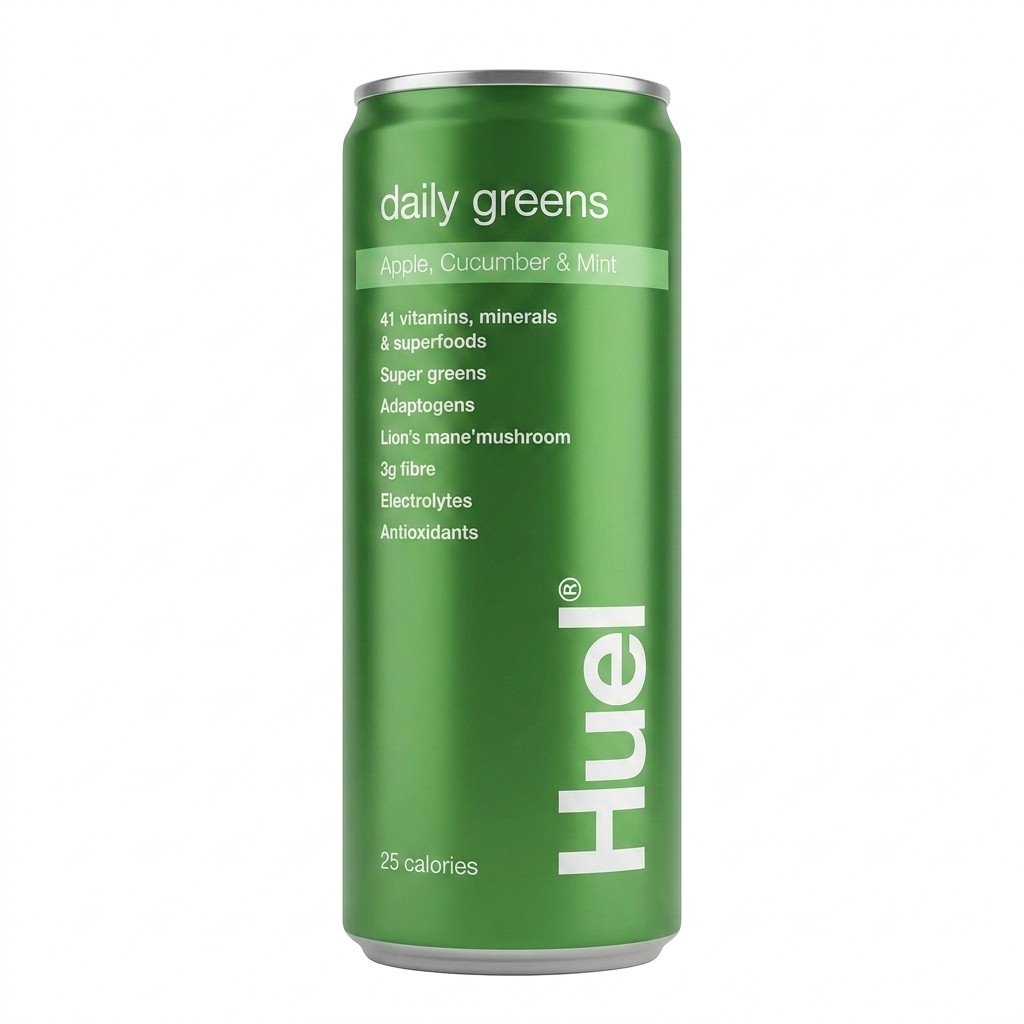 Huel Daily Greens Apple, Cucumber & Mint 330ml