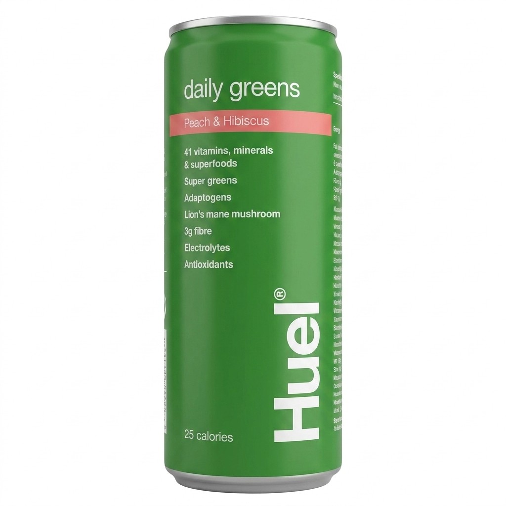 Huel Daily Greens Peach & Hibiscus 330ml