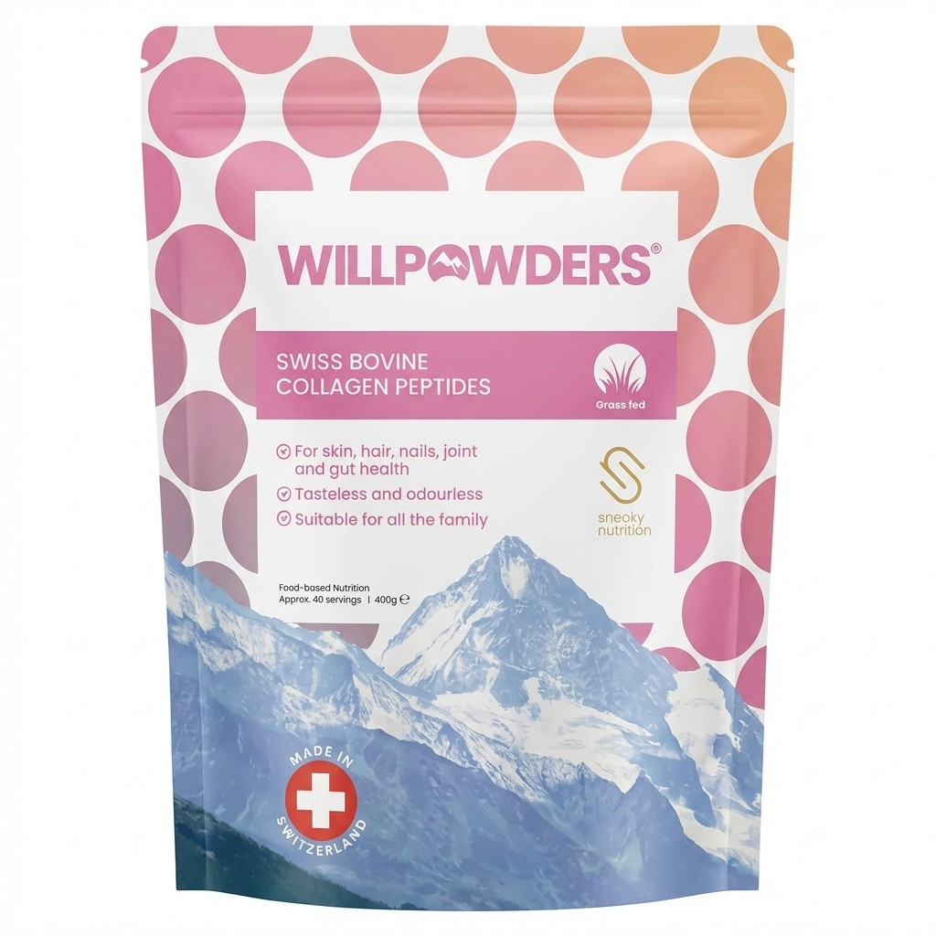 Willpowders Swiss Bovine Collagen Peptides 400g