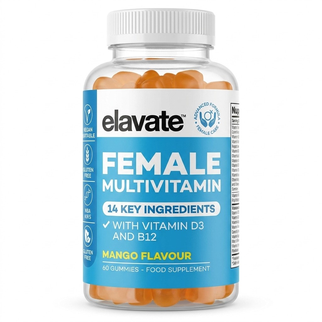Elavate Female Multivitamin Mango Flavour 60 gummies