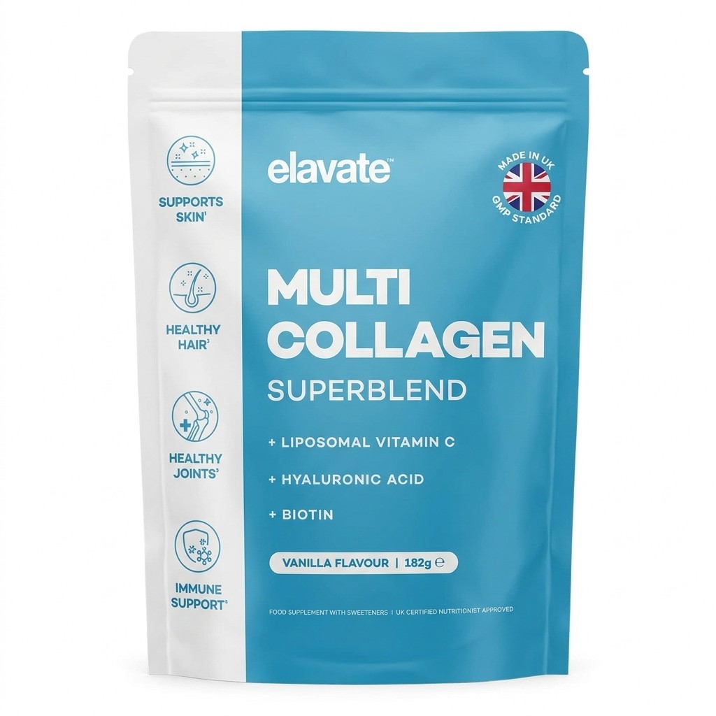 Elavate Multi Collagen Superblend Vanilla Flavour 182g