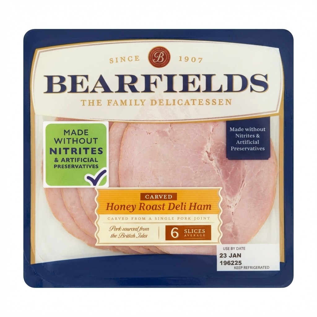 Bearfields Honey Roast Deli Ham 100g