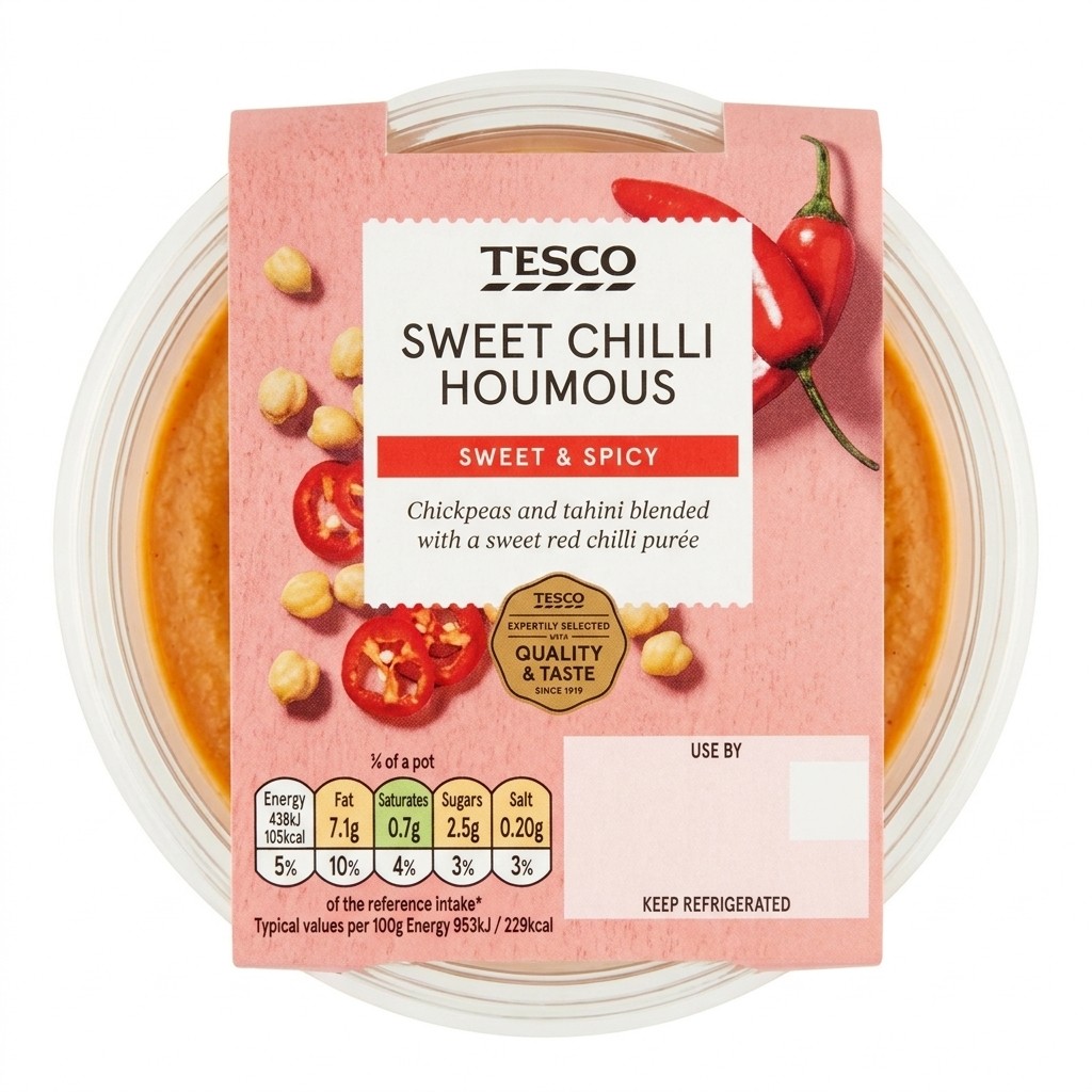 Tesco Sweet Chilli Houmous 182g