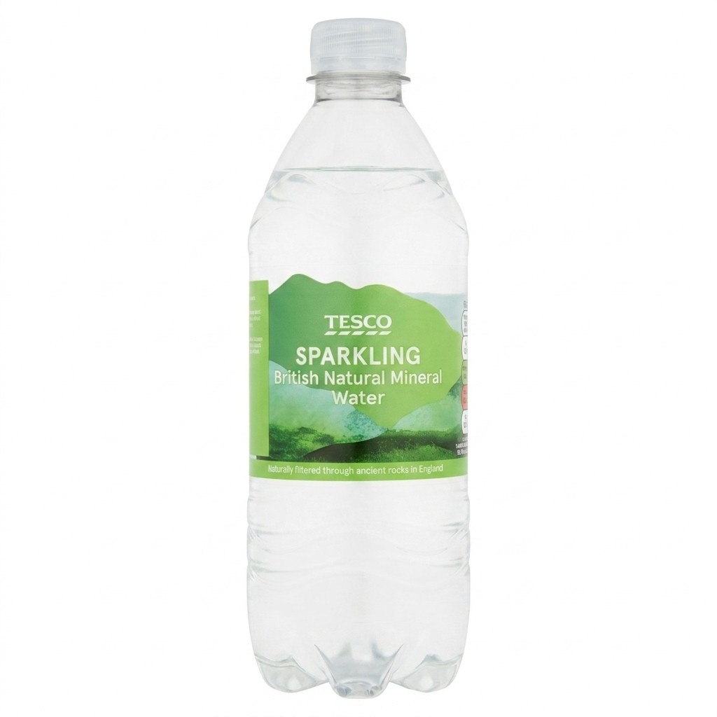Tesco Sparkling British Natural Mineral Water 2L