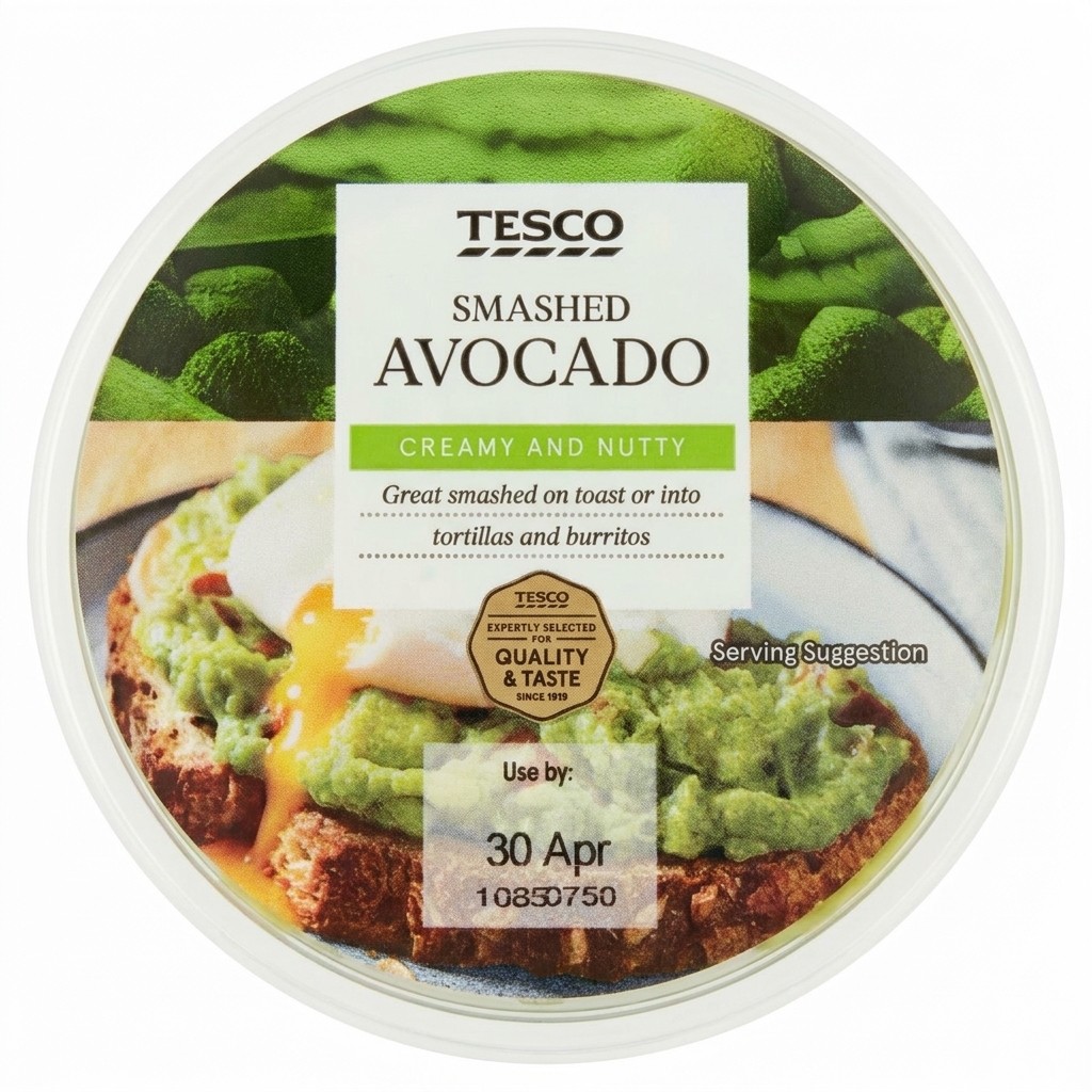 Tesco Smashed Avocado 100g