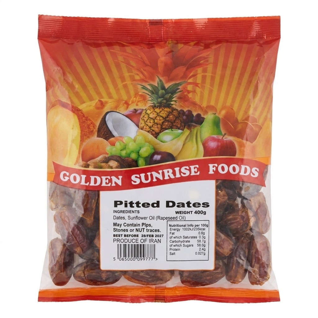 Golden Sunrise Foods Pitted Dates 400g