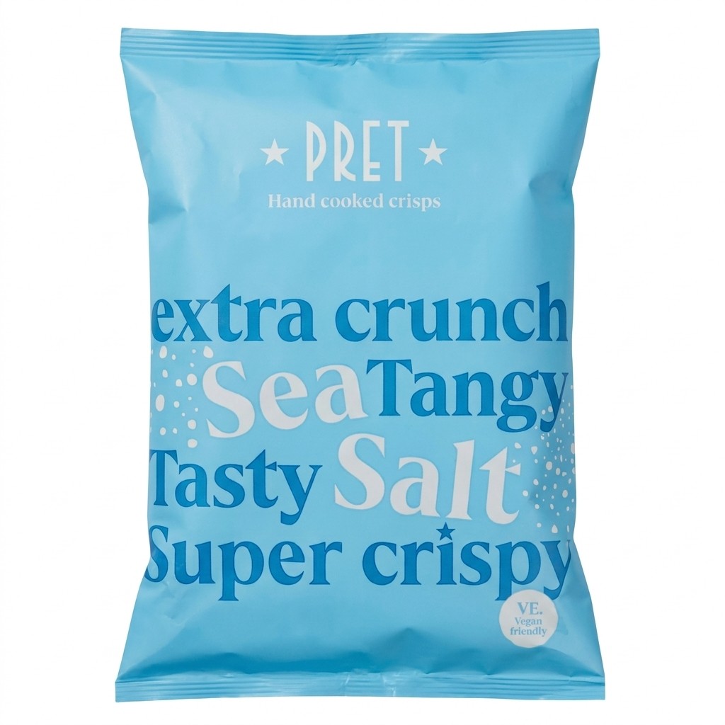 Pret Extra Crunch Sea Tang Tasty Salt Crisps 40g