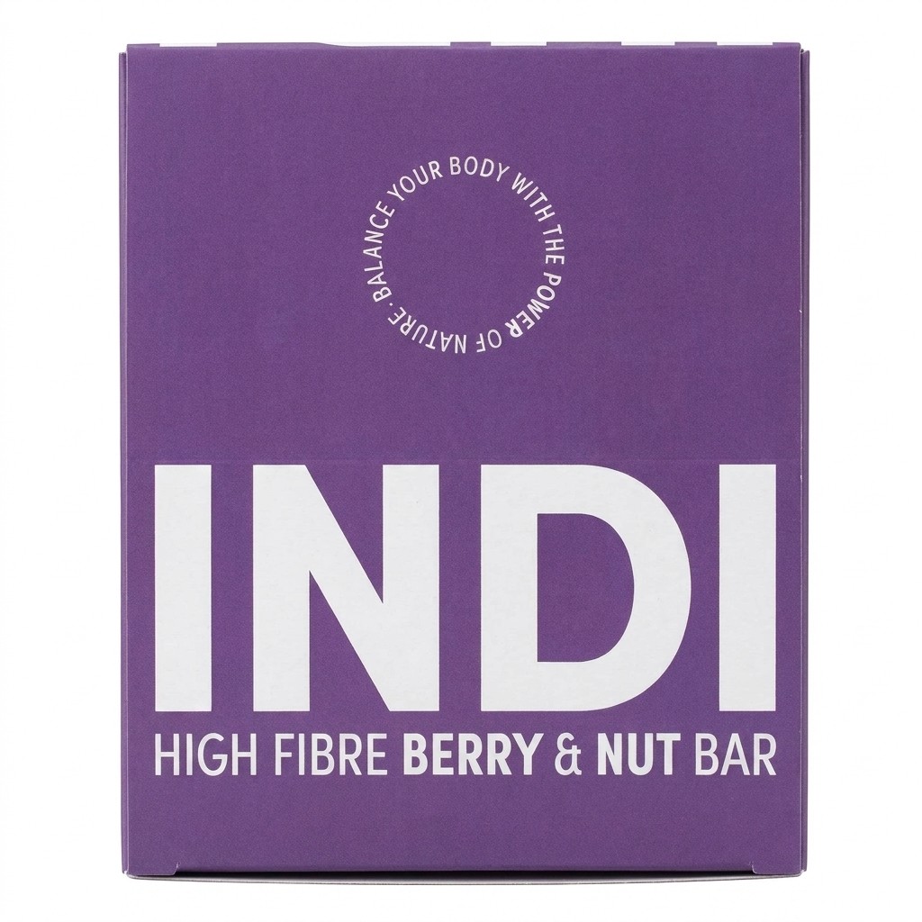 INDI High Fibre Berry & Nut Bar 420g
