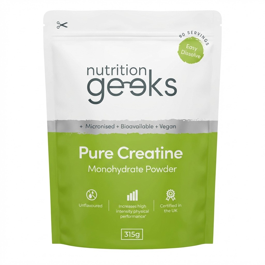 Nutrition Geeks Pure Creatine Monohydrate Powder 315g