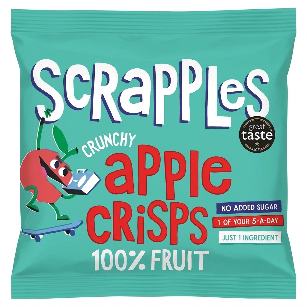Scrapples Crunchy Apple Crisps 12g