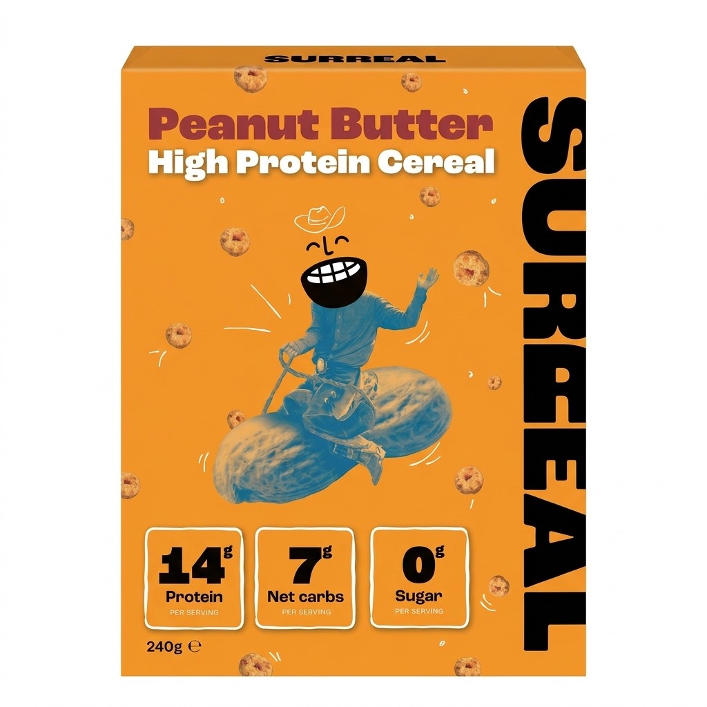 Surreal Peanut Butter High Protein Cereal 240g