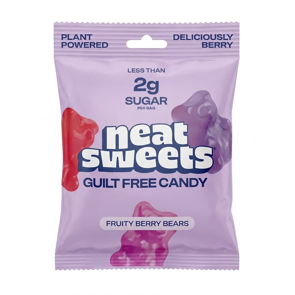 Neat Sweets Fruity Berry Bears 50g
