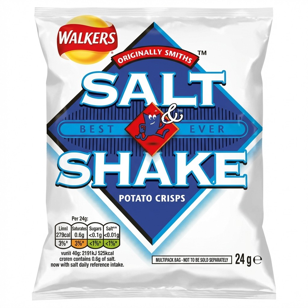 Walkers Salt & Shake Potato Crisps 24g