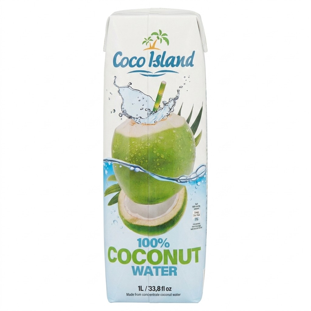 100% Coconut Water 1l Coco Island