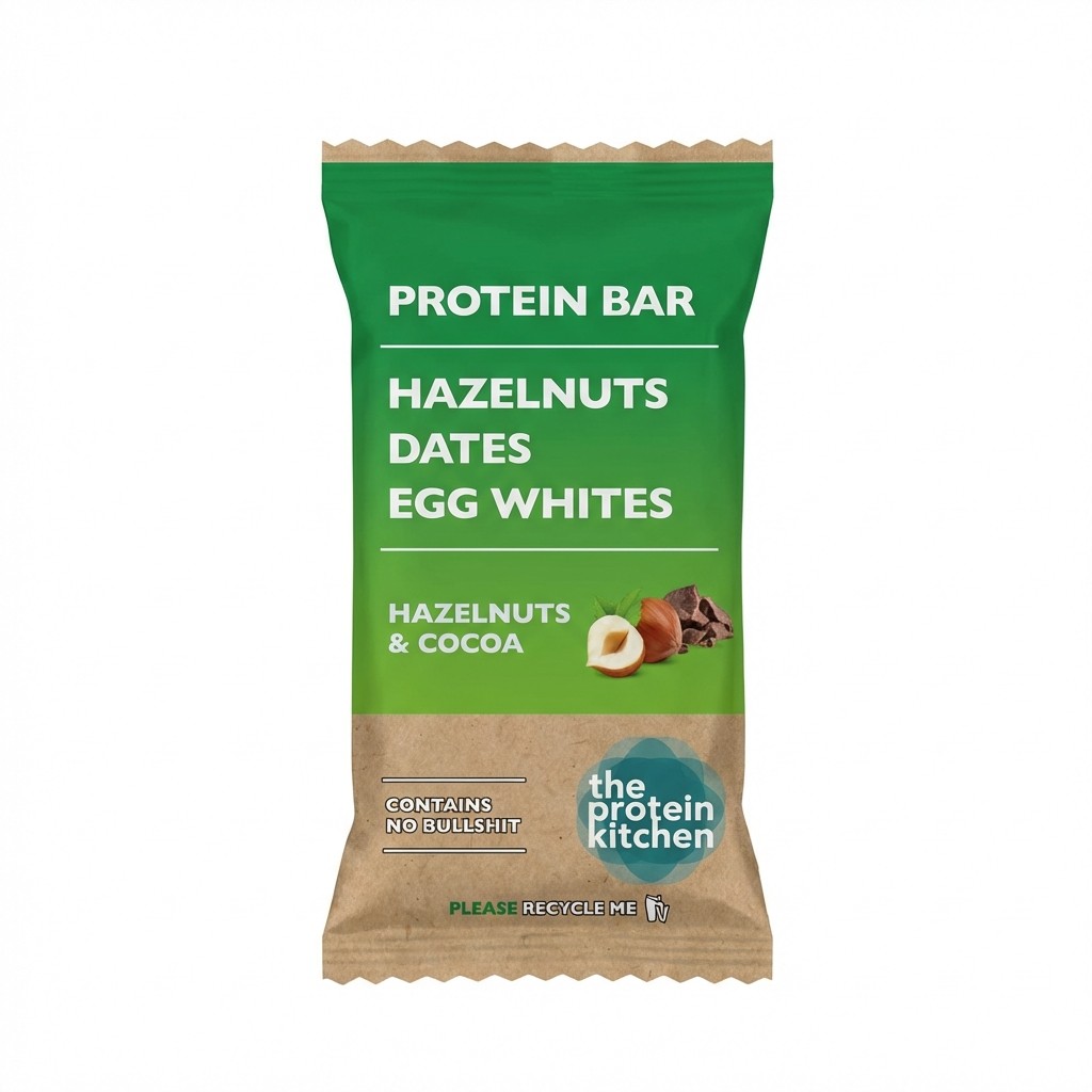 Hazelnuts & Cocoa Protein Bar 55g The Protein Kitchen