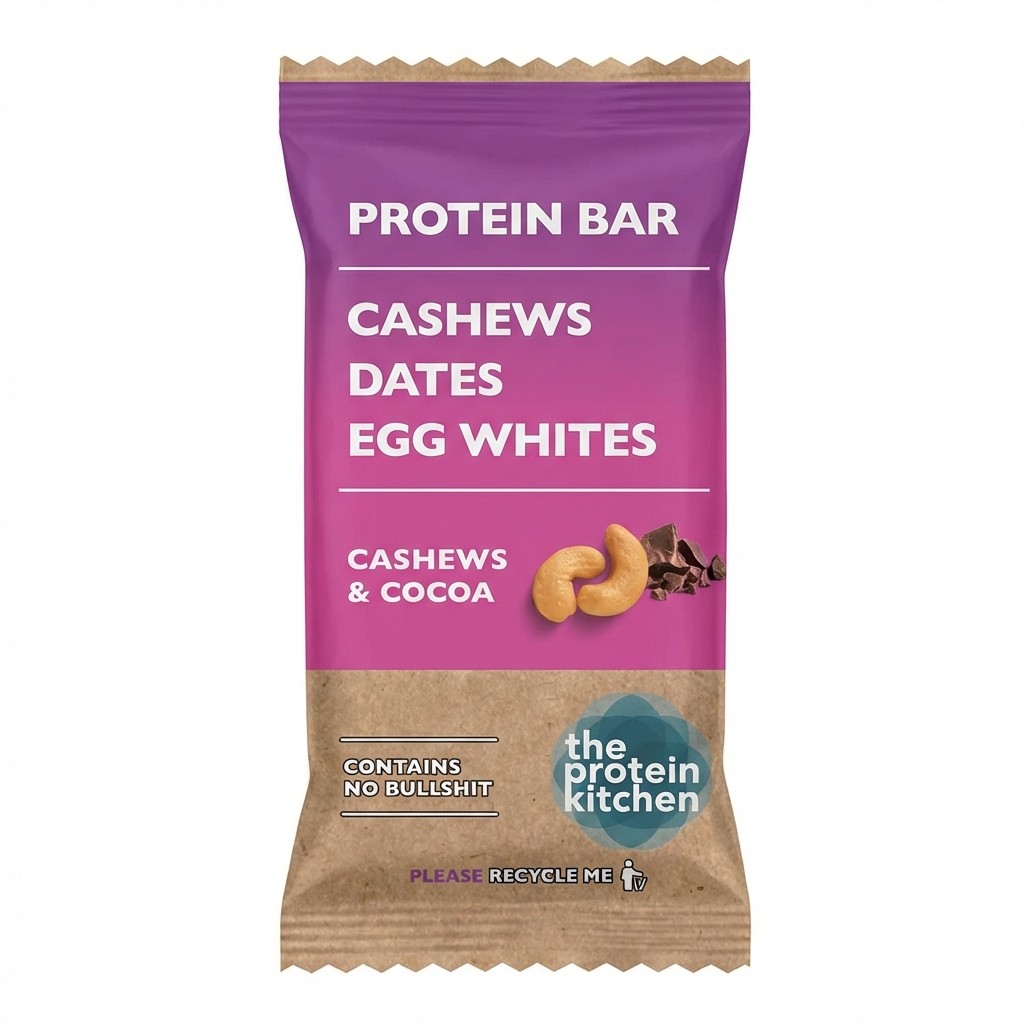 Protein Bar Cashews & Cocoa The Protein Kitchen