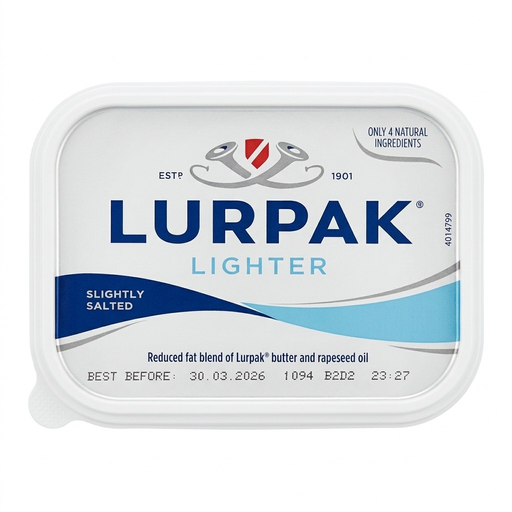 Lurpak Lighter Slightly Salted 600g