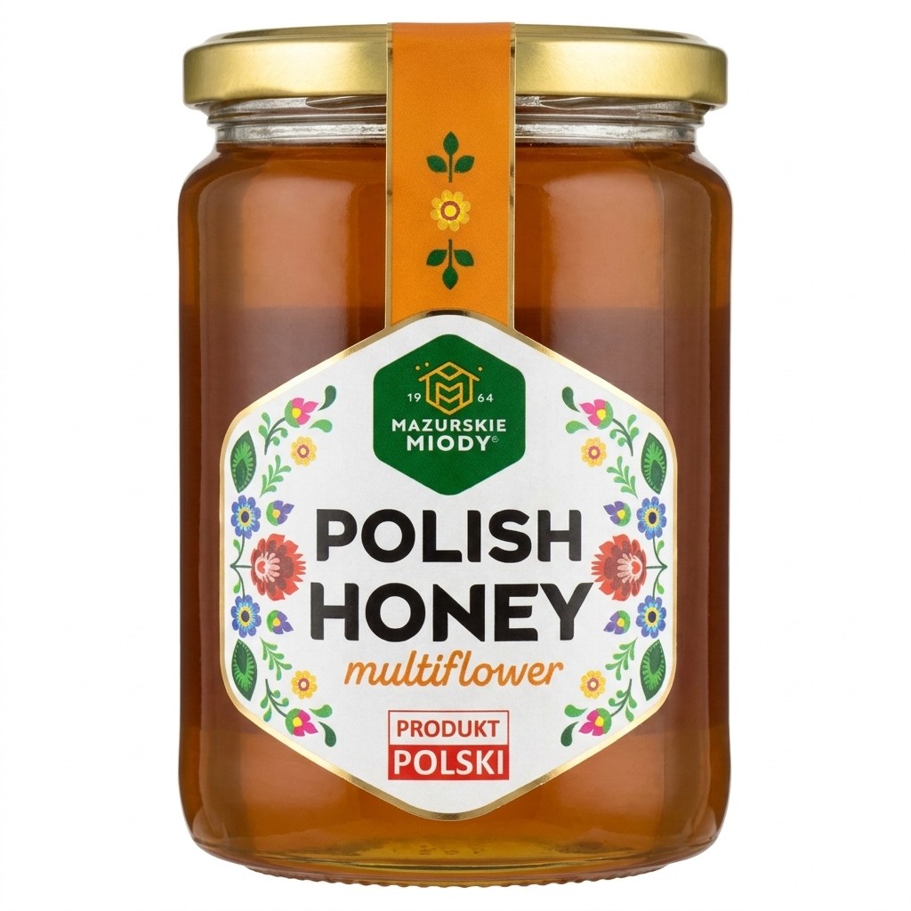 Mazurskie Miody Polish Honey Multiflower 900g