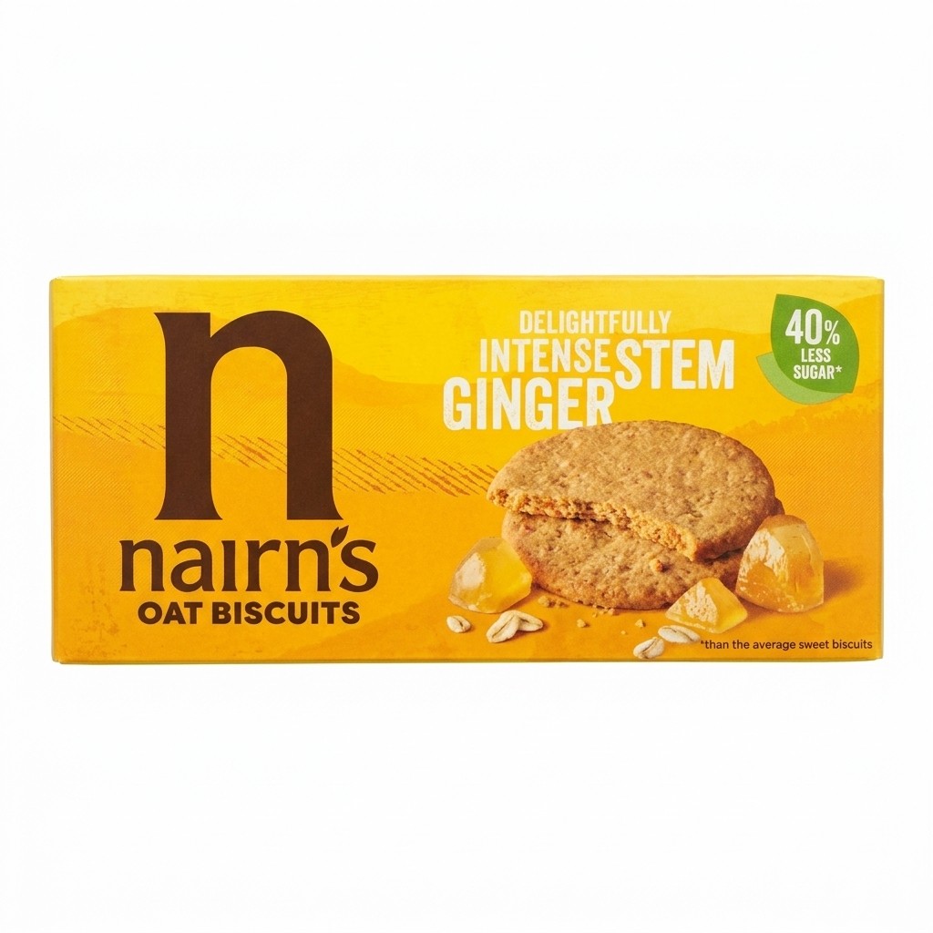 Nairn's Stem Ginger Oat Biscuits