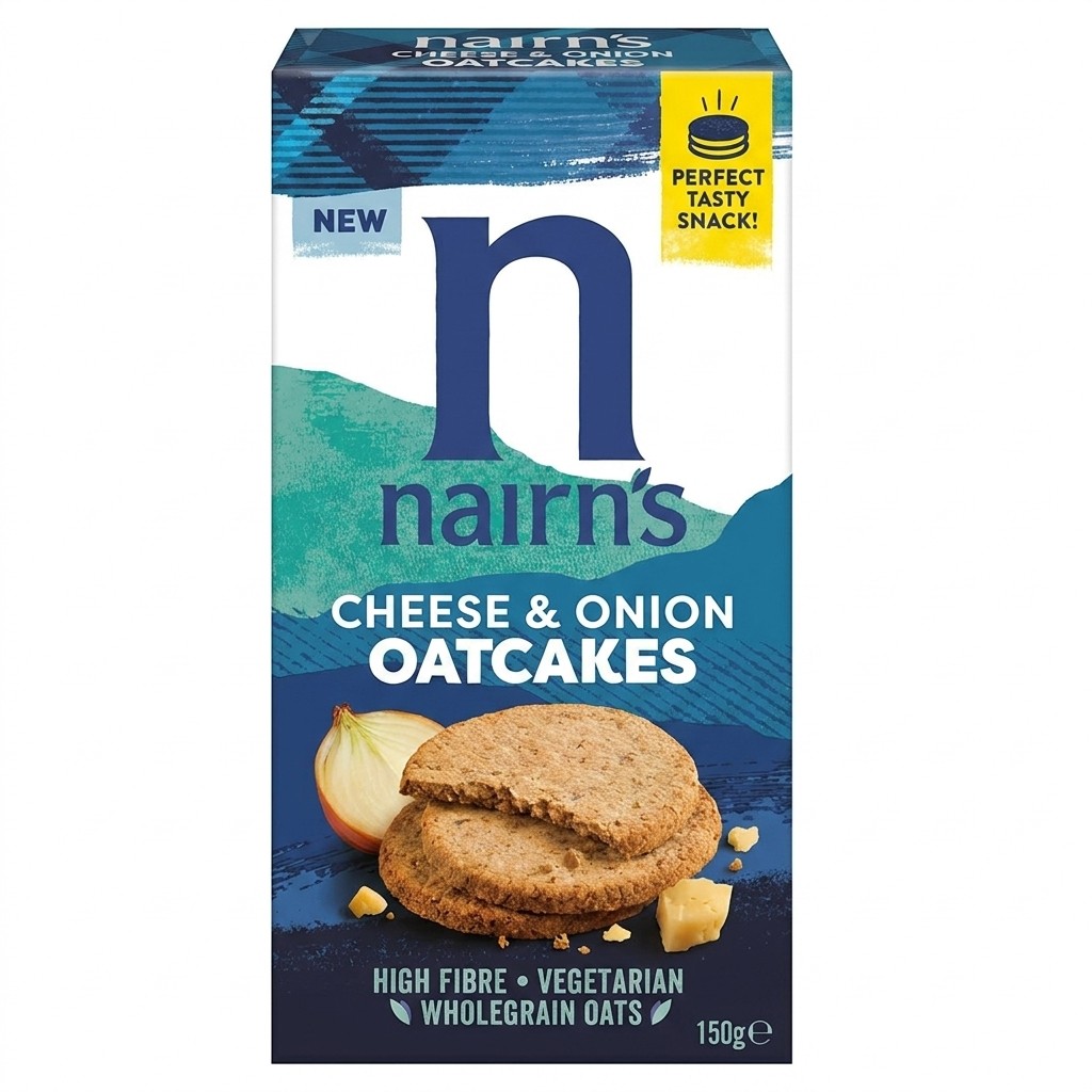 Nairn's Cheese & Onion Oatcakes 150g