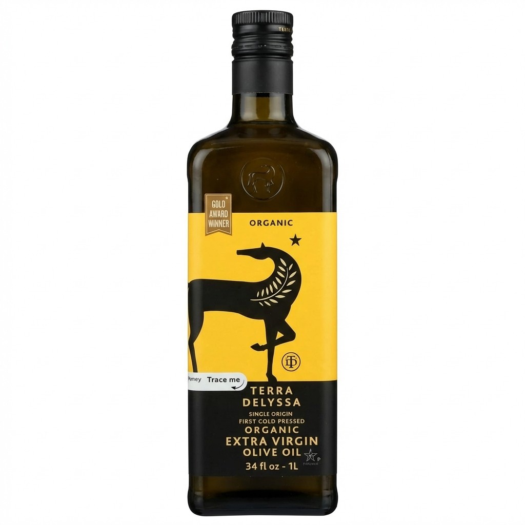 Terra Delyssa Organic Extra Virgin Olive Oil 1l
