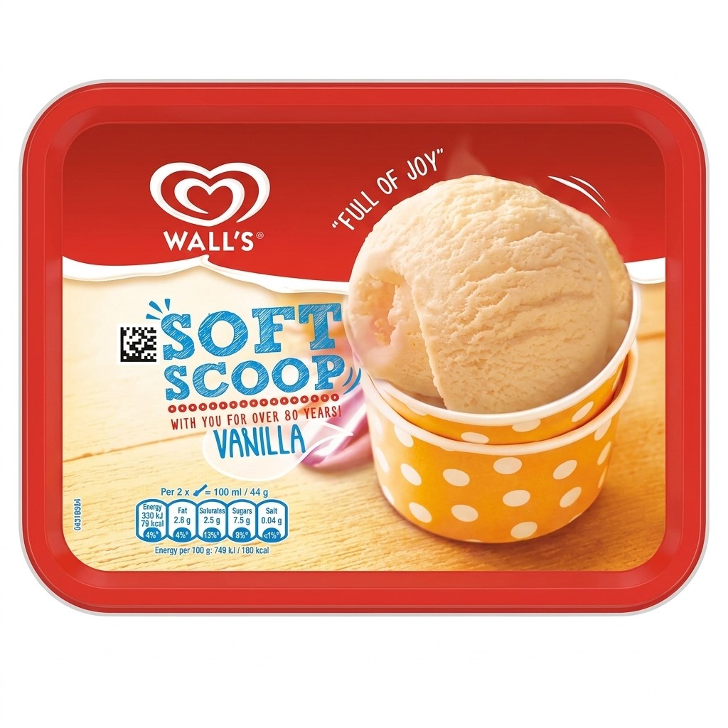 Wall's Soft Scoop Vanilla 1800ml