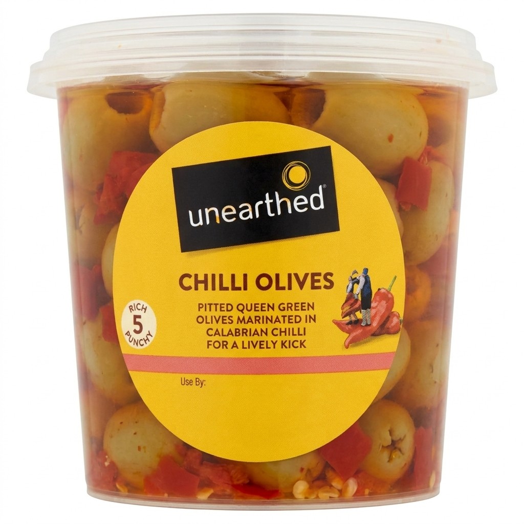 Unearthed Chilli Olives 330g