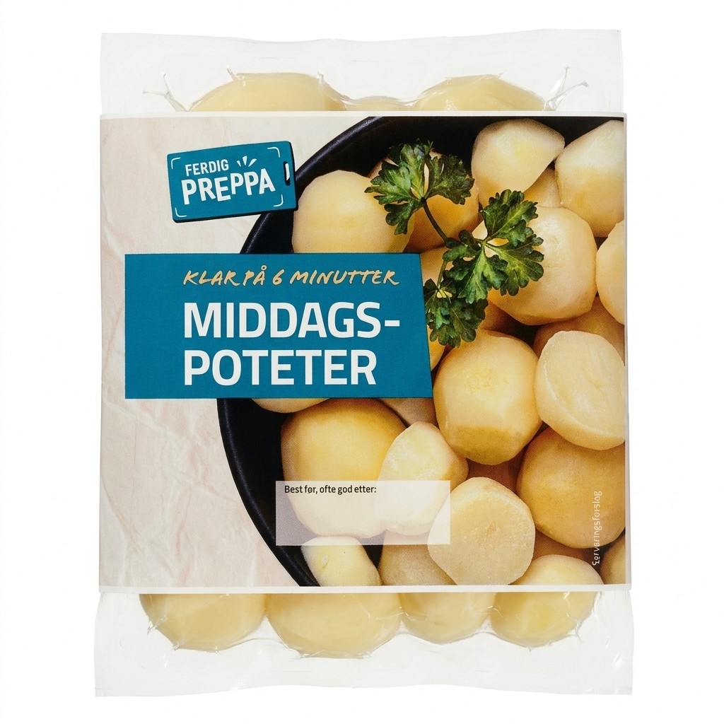 Ferdig Preppa Middagspoteter 500g