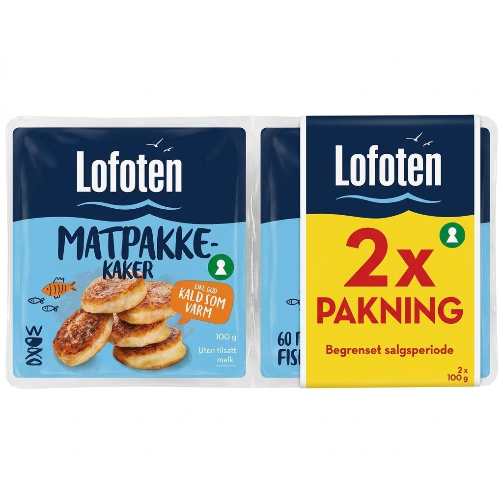 Matpakkekaker 200g Lofoten