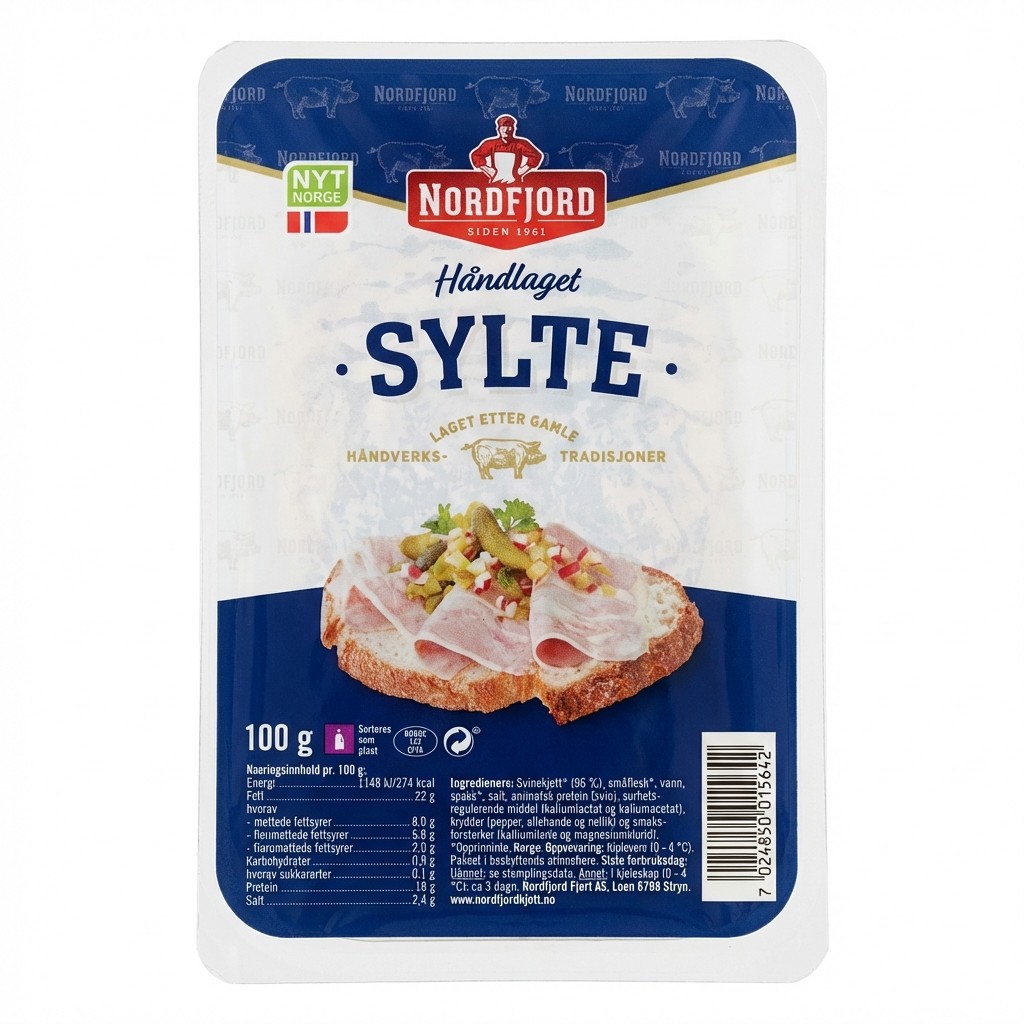 Håndlaget Sylte 100g Nordfjord