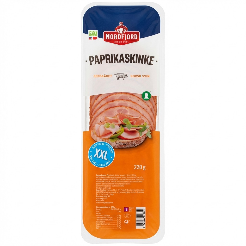 Paprikaskinke 220g Nordfjord